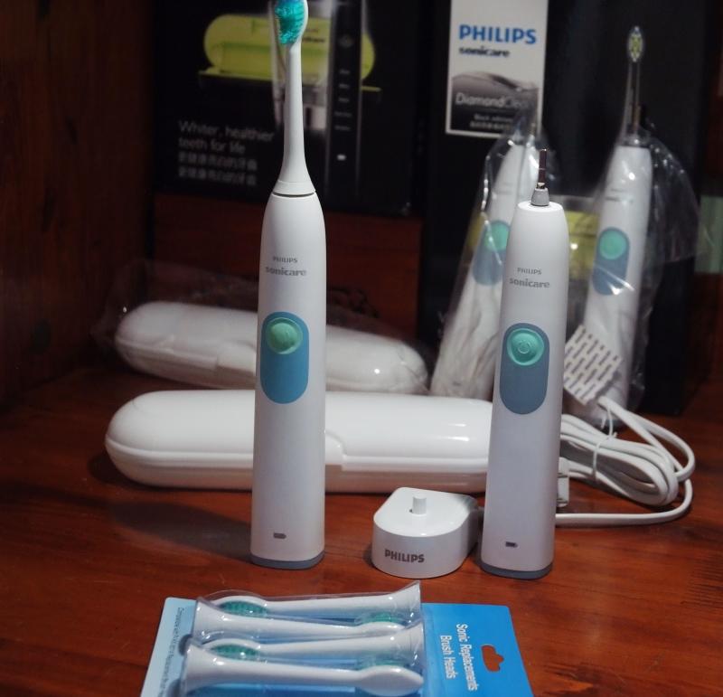 适用原装飞利浦电动声波牙刷hx6240钻石版送便携盒配钻石刷头