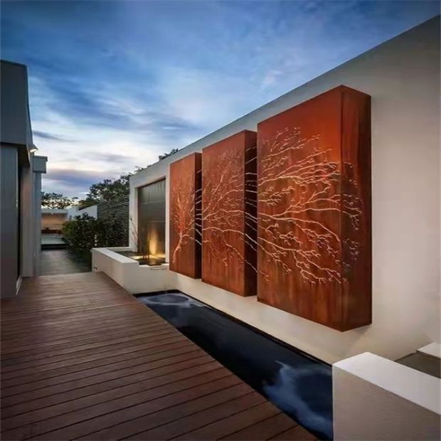 厂家耐候钢原材料定制锈板幕墙现货直发q235nh耐候钢板景墙