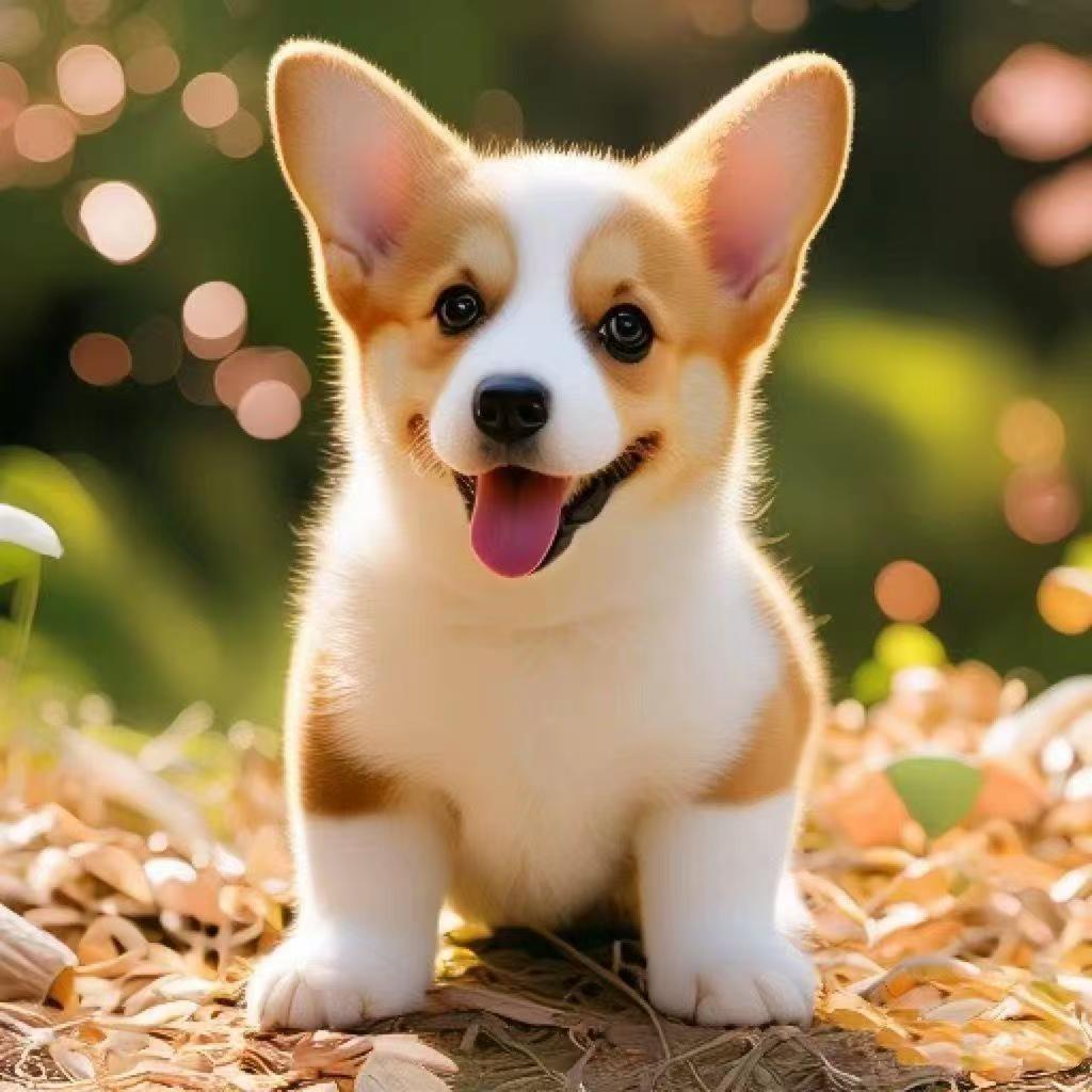 批发纯种柯基幼犬活体小型柯基幼崽活物狗狗两色三色柯基犬宠物犬