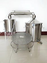 加厚蒸酒器酿酒设备烧酒蒸馏装置不锈钢家用大型高度酒小型蒸粮锅