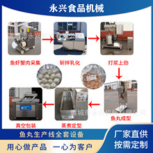 自动肉丸成型机 小型肉丸机 肉丸成套设备 鱼丸生产线