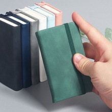 A7 Mini Notebook Portable Small Diary Pocket Book Thick Lea1