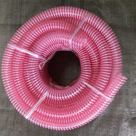 批发塑料水管彩色塑筋加强吸排工业粉尘颗粒输送pvc通风波纹软管