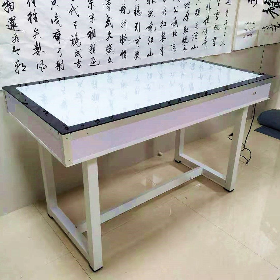 四尺六尺钢化玻璃面板拷贝桌拷贝台大尺寸书画专业透写台临摹台