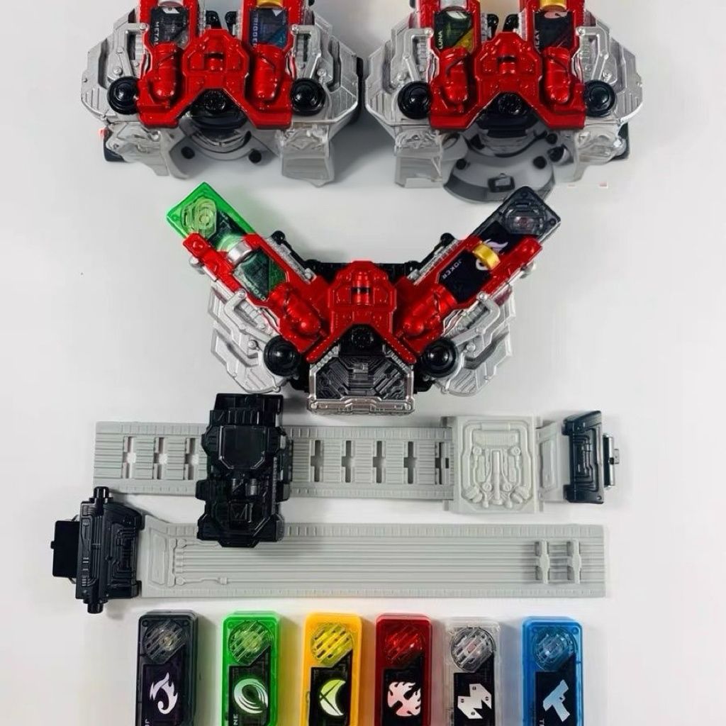 2手假面骑士w记忆体驱动器腰带 王牌疾风扳机金属火焰 万代dx