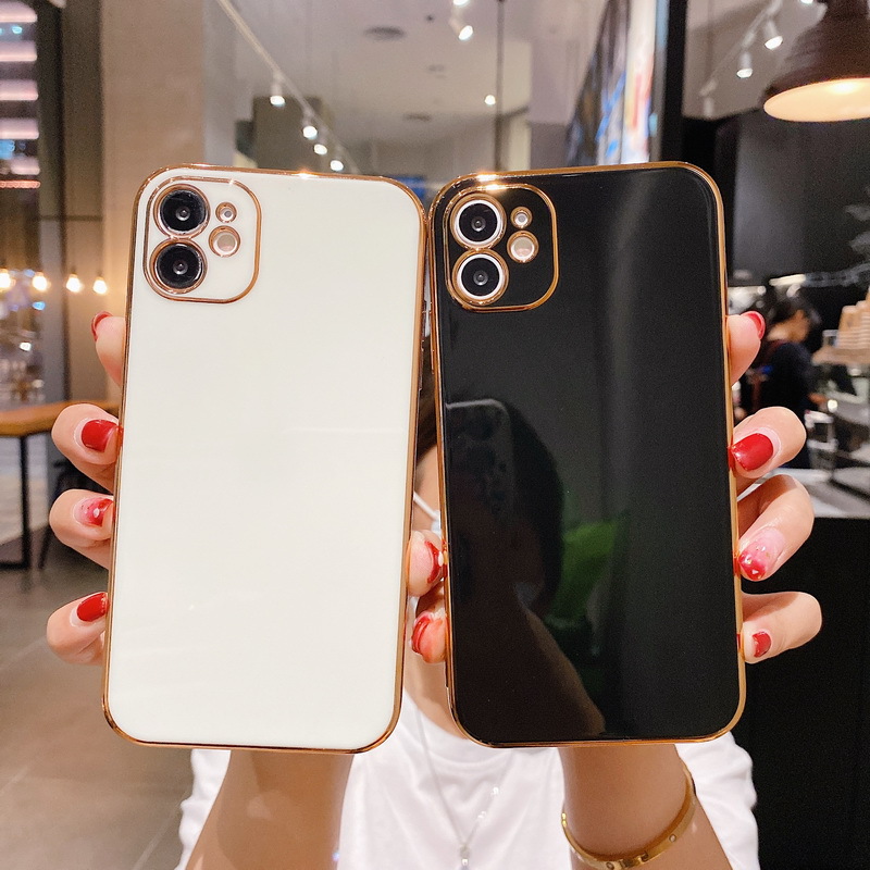 适用苹果11手机壳iphone11promax镜头全包xs max直边电镀软壳