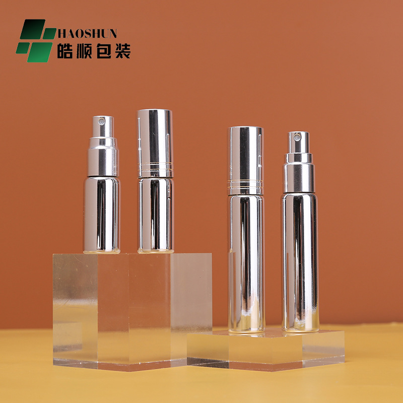 In Stock 5/10/15ml High-Grade UV Plating Perfume Sprayer Perfume Subpackaging Travel Glass Perfume Bottle