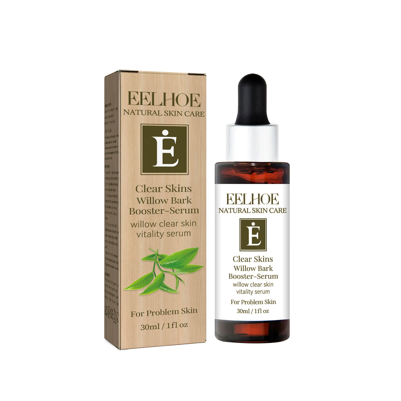 Eelhoe Cleansing Willow Bark Essence Smallpox Diluting Cleansing Cutin Moisturizing Skin Rejuvenation Soothes Skin Dry