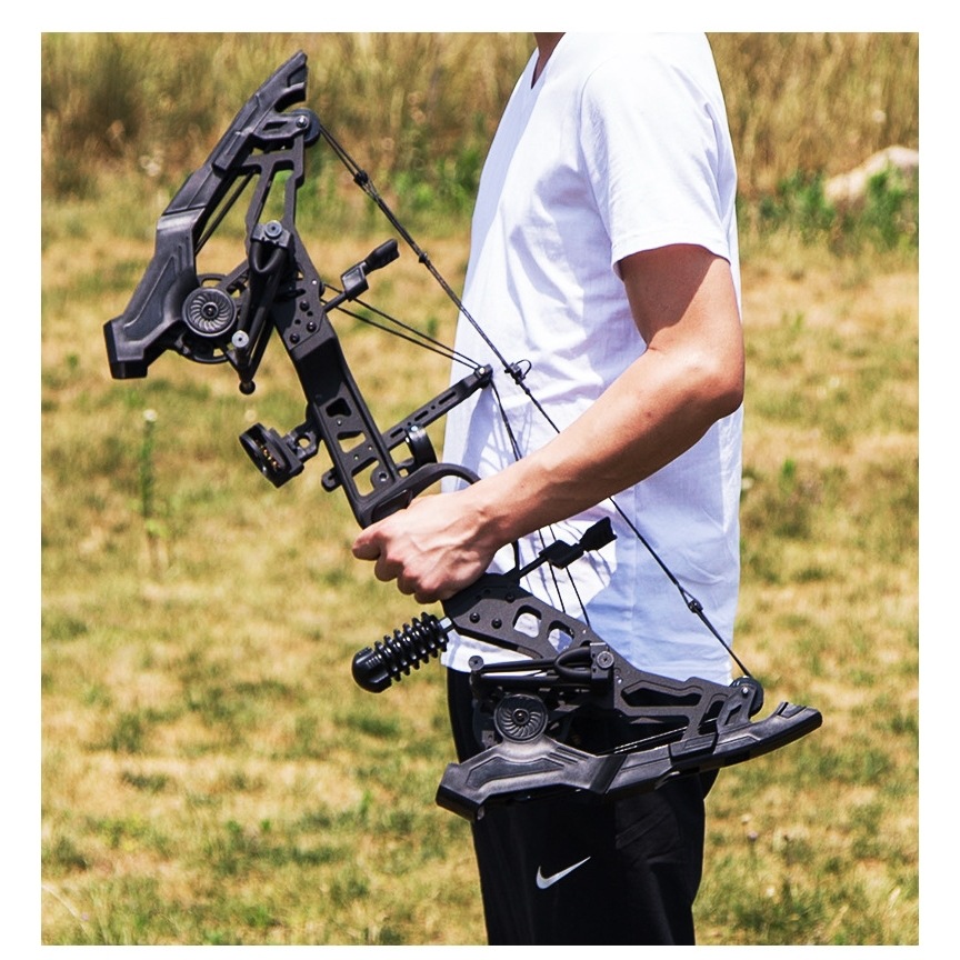 钢珠箭两用复合弓合金材质弓箭射箭套装皮筋弓-阿里巴巴