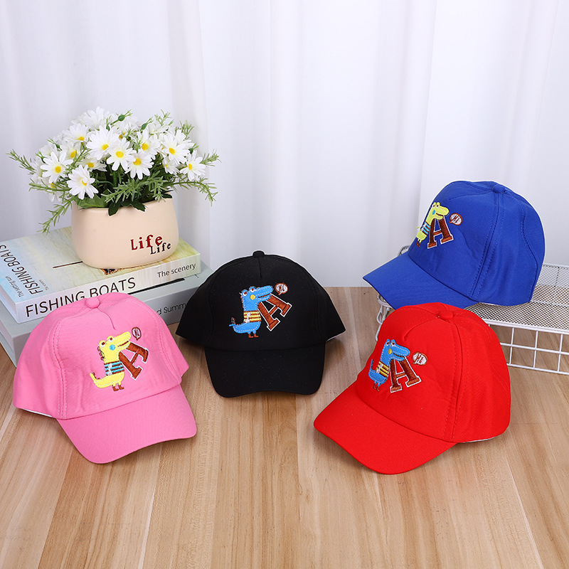 Children's Hat Tide Sunlight Blocker for Summer Boys and Girls Peaked Cap Baby Thin Baseball Cap Factory Wholesale