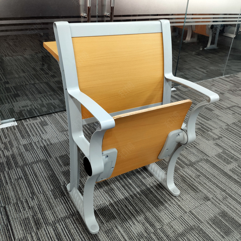 学校阶梯椅 大学排椅 阶梯教室联排桌椅 学生课桌椅定制批发云南