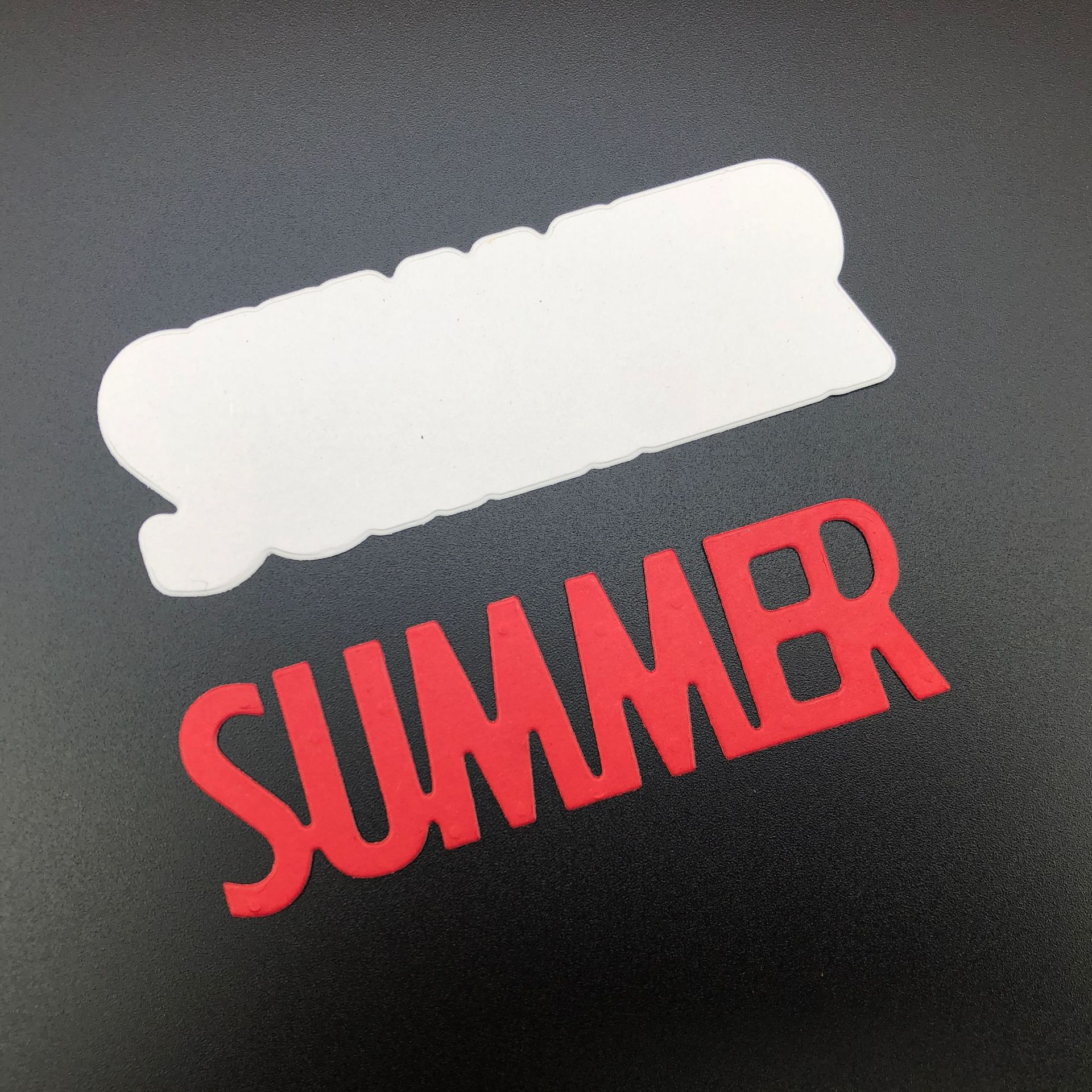 蚀刻刀模 英文字summer 跨境电商 刀模 cut die 纸艺贺卡碳钢刀模