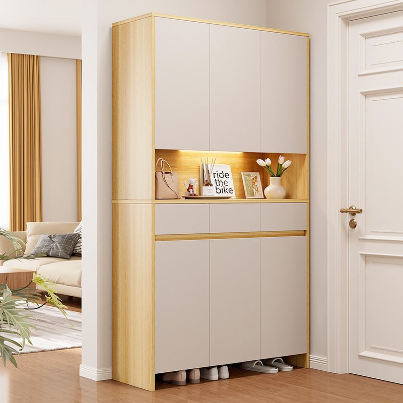 新款鞋柜家用门口靠墙入户玄关柜防尘超大容量鞋架简易鞋子收纳柜