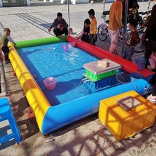 儿童捞鱼池摆摊儿童钓鱼池商用儿童乐园钓鱼池广场充气鱼池水