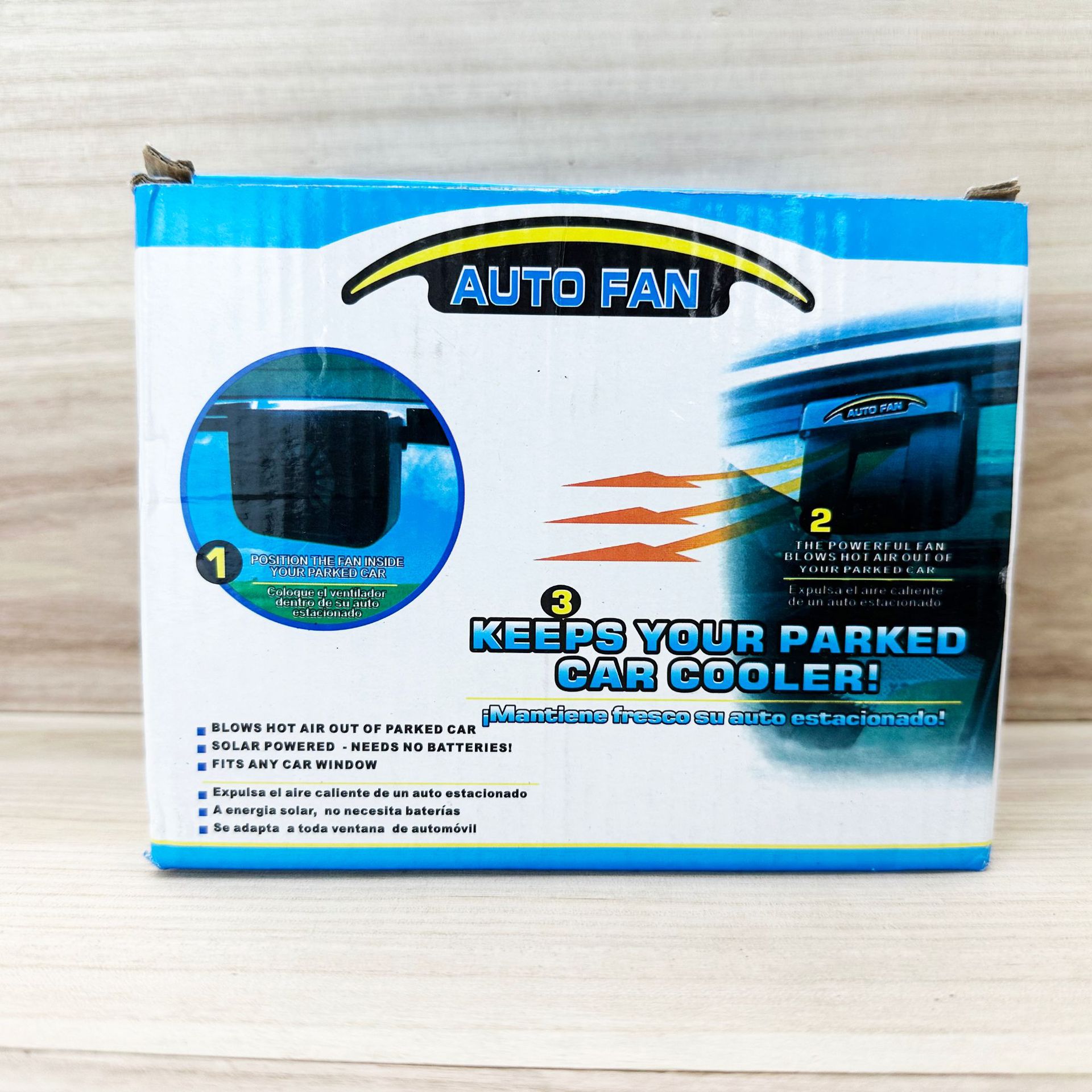 车载太阳能排风扇小型车用换气扇自动散热空气循环车内降温排气器