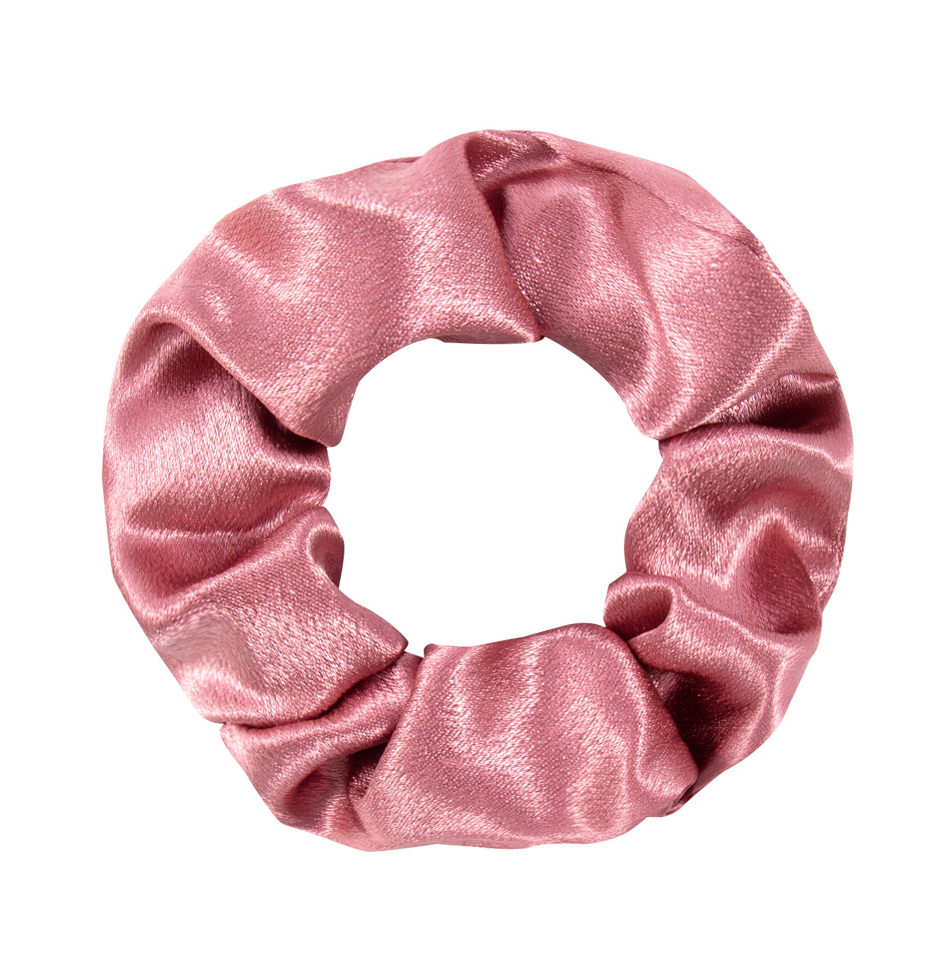 Amazon Cross-Border Crystal Satin Large Intestine Hair Band French Retro Intestine Headband DIY Fabric Rubber Band Hair Accessories