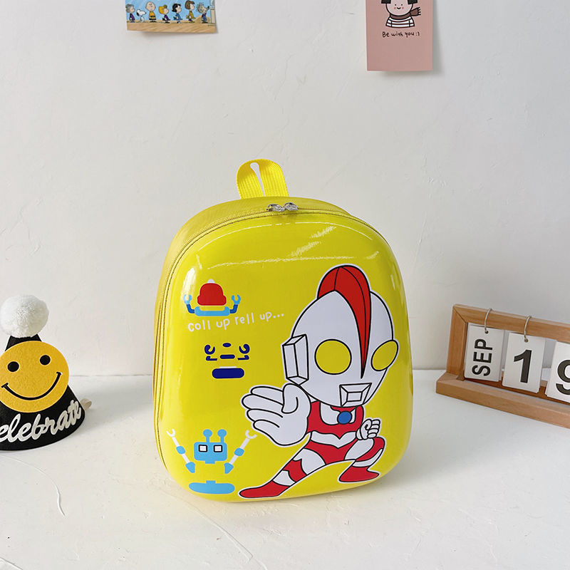 New Hard Case 2-5 Years Old Ultraman Children's Schoolbag Kindergarten Small Class Baby Boy and Girl Cartoon Backpack