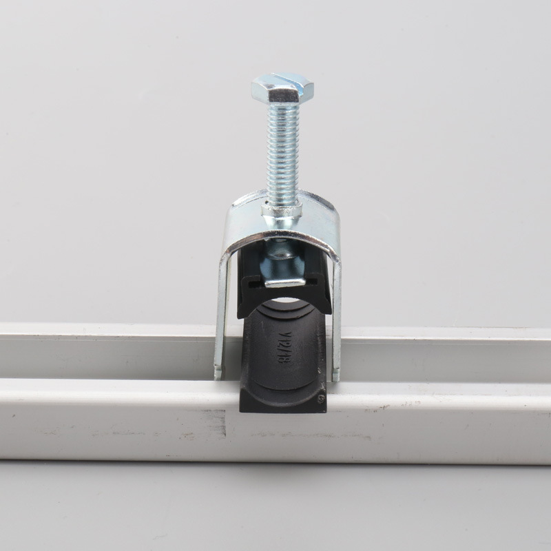 ub12-18 c型导轨威图电缆卡子 ub黑色固定夹 电缆夹金属电缆夹