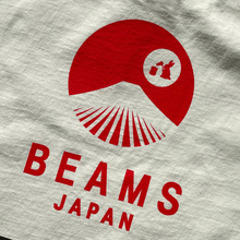 日系BEAMS富士山兔年限定T恤男女宽松情侣圆领短袖纯棉打底上衣潮