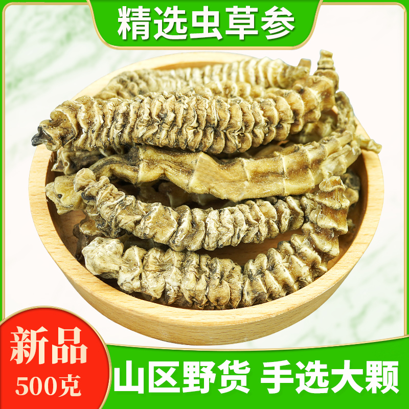 云南虫草参中药材500g克地参新鲜干货煲汤料新货竹节