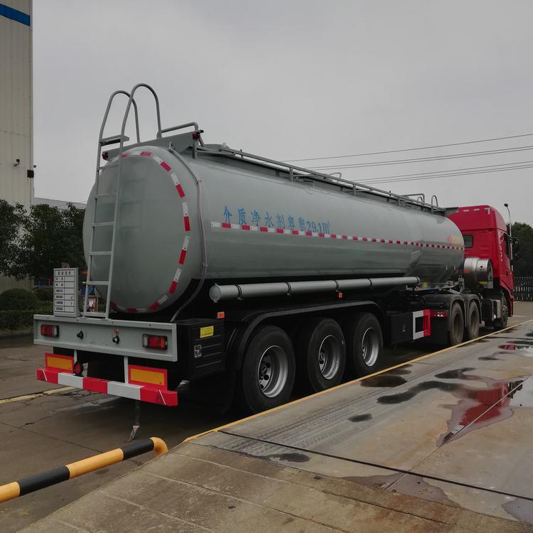 硫酸铝普货户液体半挂罐车 普货户供液罐车 罐车 液罐车