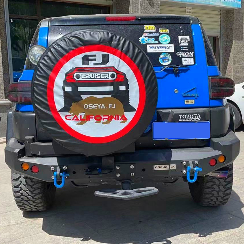 适用于丰田fj酷路泽后车轮备胎罩fj cruiser cover外饰改装软皮罩