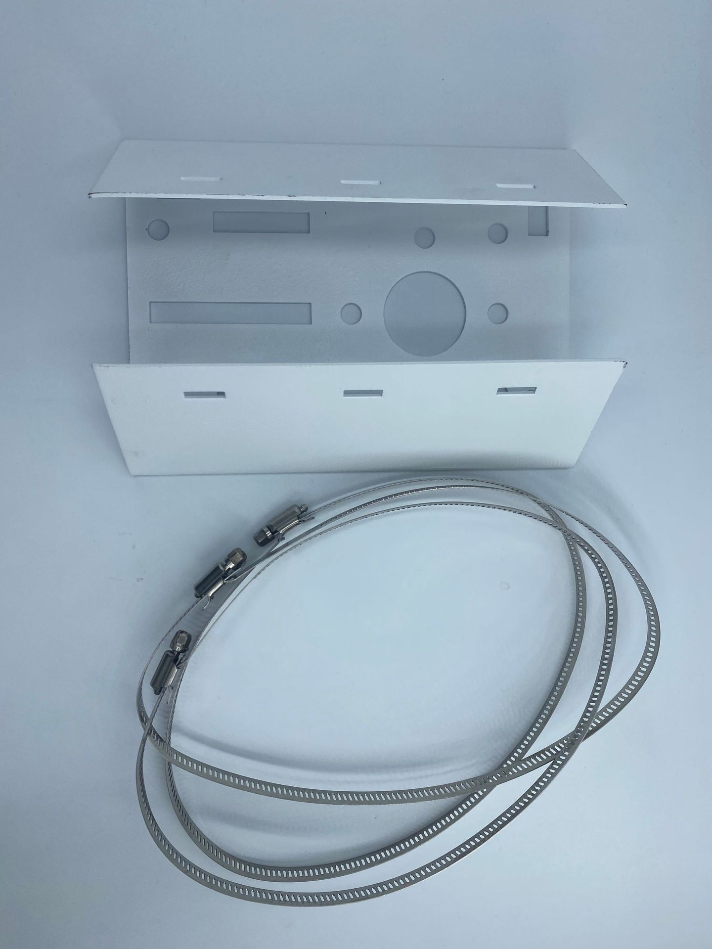 配200不锈钢钢圈的摄像头抱箍支架安防监控器电线杆支架防锈耐腐