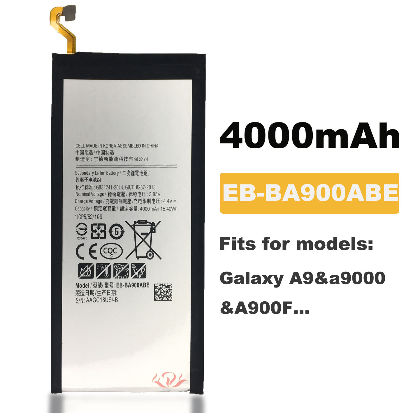 适用于三星内置a900电池galaxy a9电池,a9000电池,4000mah-阿里巴巴