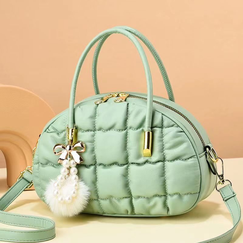 Feel Fashion Crossbody Small round Bag for Women Spring 2023 New This Year Popular Sweet Style Handbag Shoulder Bag