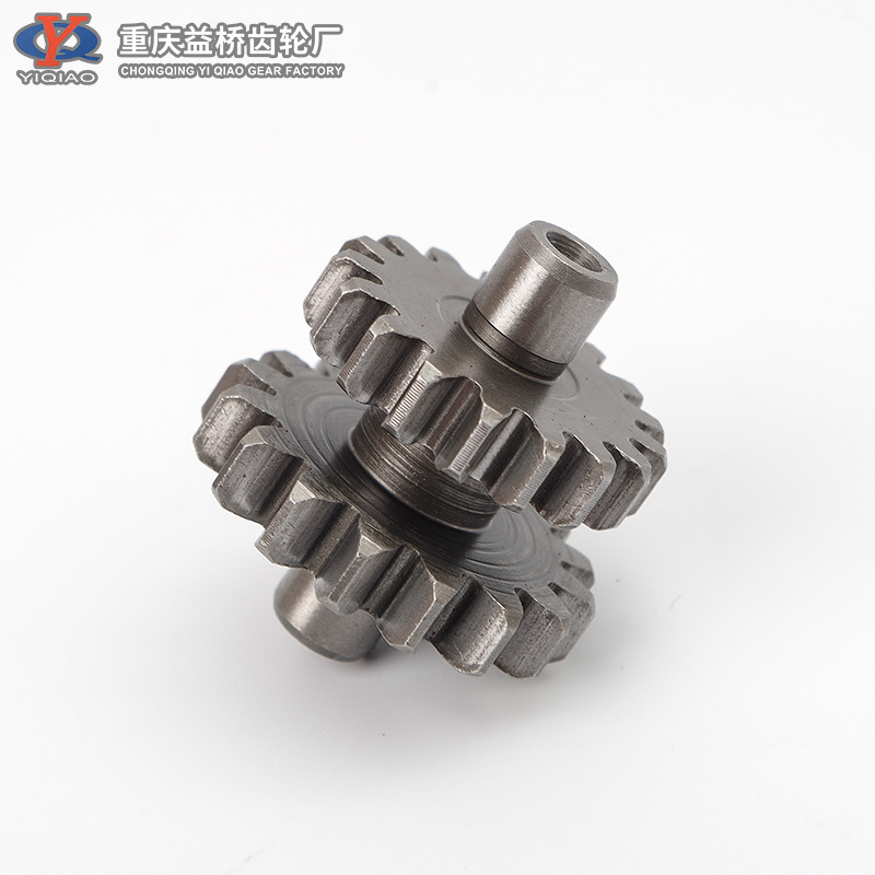 厂家供应摩托车发动机马达启动齿轮cg200轴双联齿16-16齿