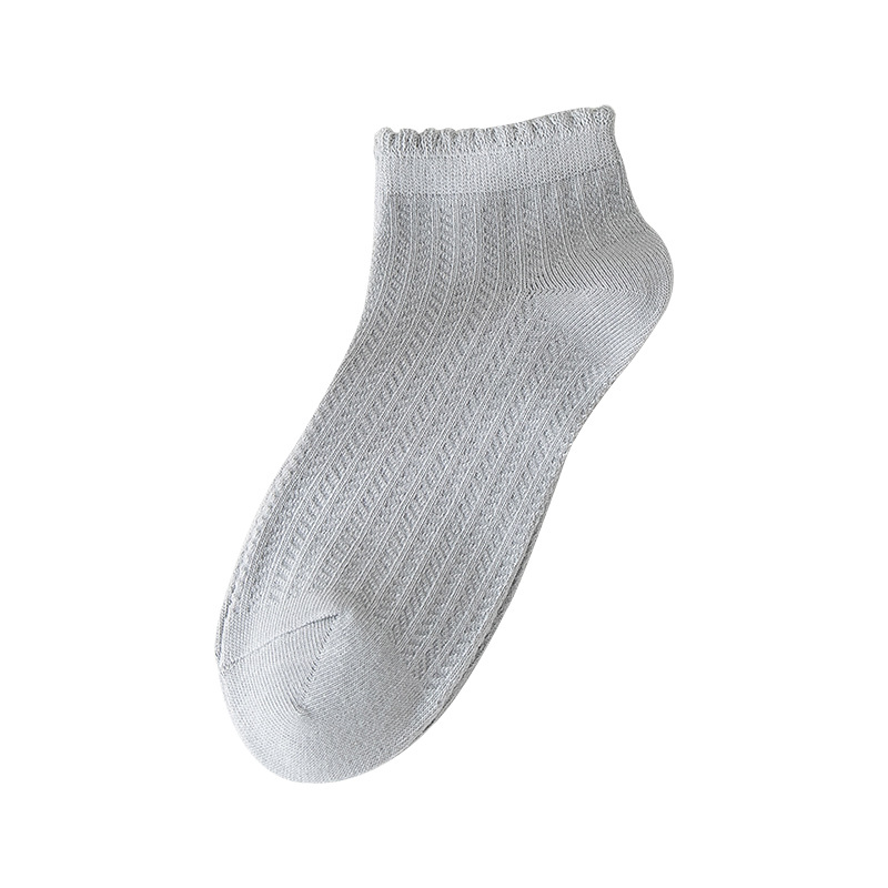 Yx Ankle Socks Summer Women's Socks Thin Pure Cotton Socks Japanese Mesh Invisible Socks Low Cut Sock Women's Wholesale