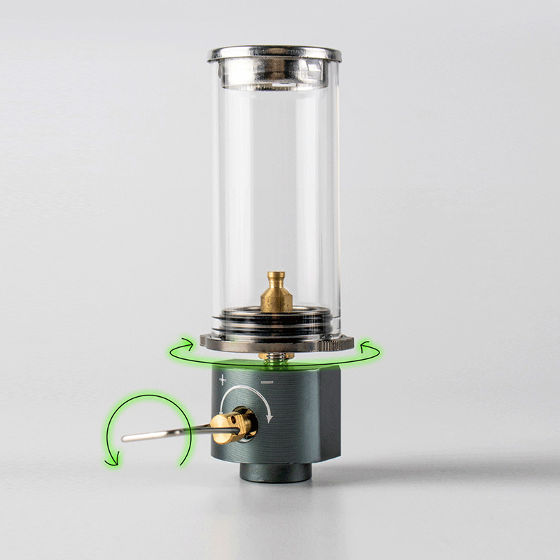 brs-55无灯芯烛灯户外野营灯照明玻璃罩汽灯小巧浪漫烛灯