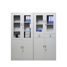 铁皮柜文件柜办公室档案柜落地工具柜资料柜凭证财务柜子钢制矮柜