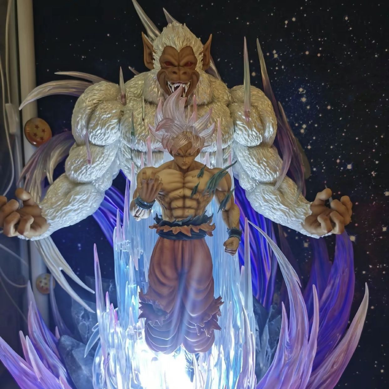 【现货】七龙珠大猿王悟空 巨大霸气手办gk雕像模玩 战斗姿态摆件