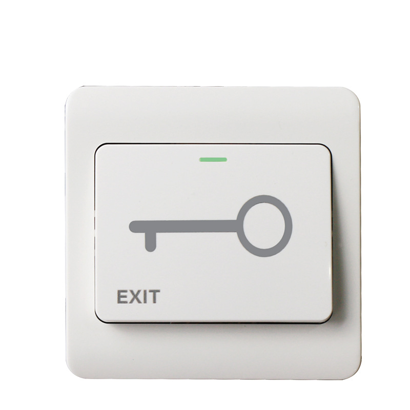门禁开关回弹式出门开关自复位按钮开关门禁明装开关