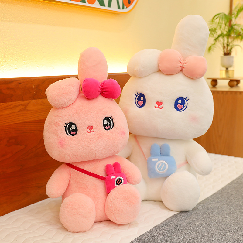 新款可爱兔子毛绒玩具公仔创意相机兔陪睡玩偶女生情人节生日礼物