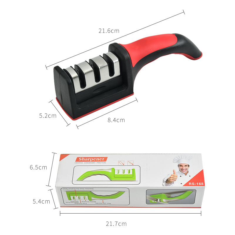 Hz387 Household Fast Sharpener Three-Section Sharpening Stone Kitchen Knife Sharpener Kitchen Gadget