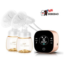 bebebao双边电动吸奶器 静音吸力大自动挤奶器吸乳集奶器母婴用品