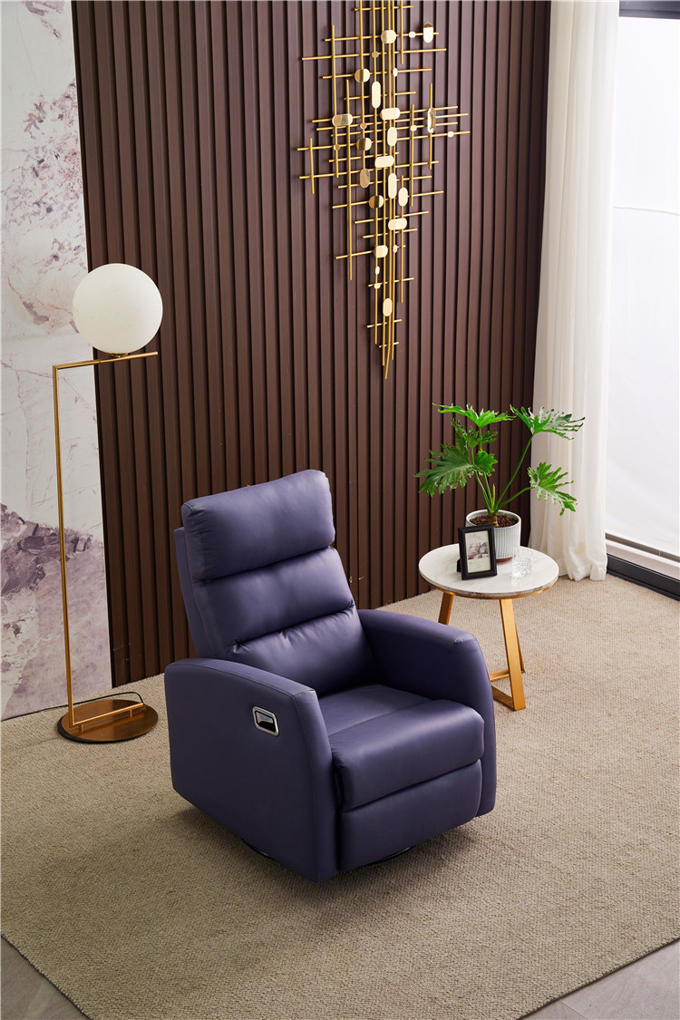 头等太空舱科技布单人沙发椅摇动旋转多功能客厅懒人休闲单椅躺椅