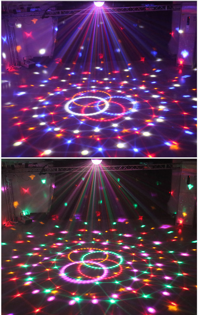 led水晶魔球蓝牙音箱舞厅七彩灯酒吧舞台灯光ktv闪光灯宿舍蹦迪灯