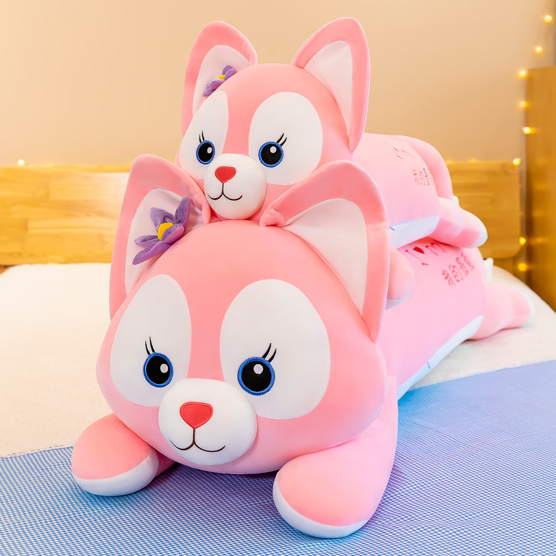 呆萌睡眠抱枕女生睡觉夹腿长条枕头可爱毛绒玩具压床布娃娃玩偶大