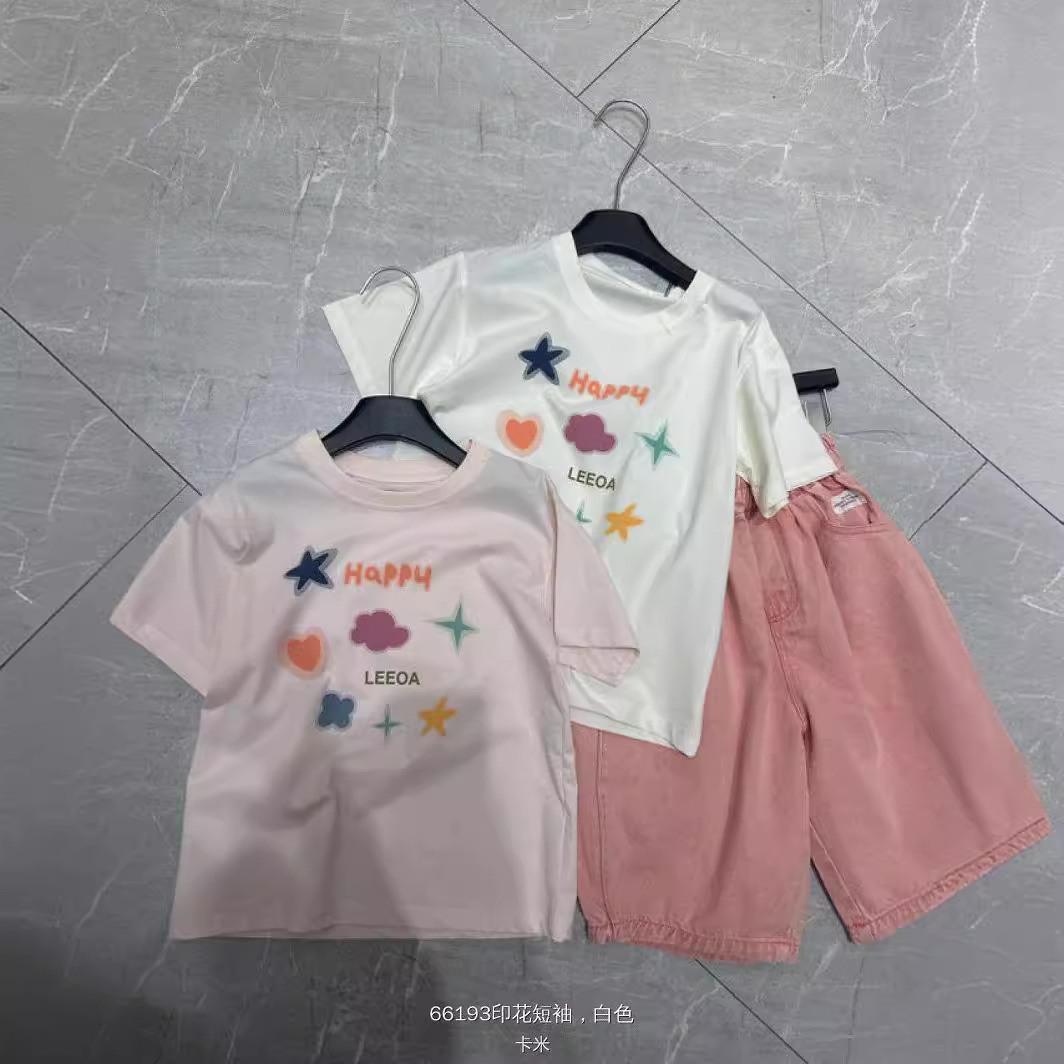 夏卡米66193 印花短袖2024夏款 110-160-阿里巴巴