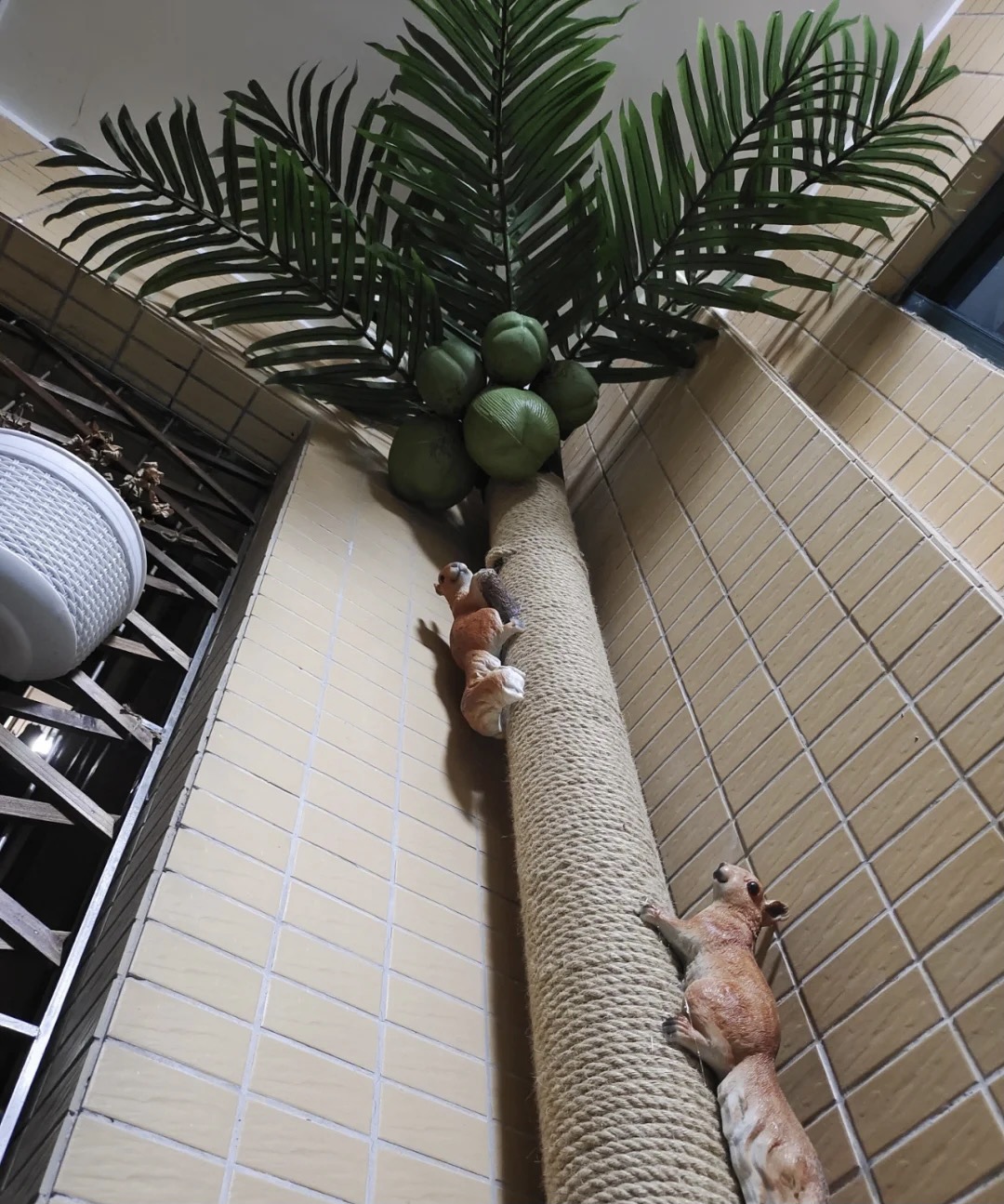 空调管装饰遮挡阳台水管装饰管道改造美化遮丑麻绳包管装饰