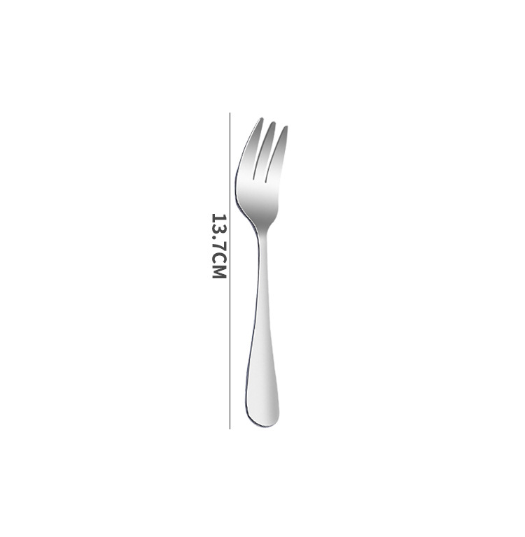 1010 Stainless Steel Tableware Fork Household Hotel Western Tableware Steak Knife and Fork Fruit Toothpick Dessert Fork Fruit Fork