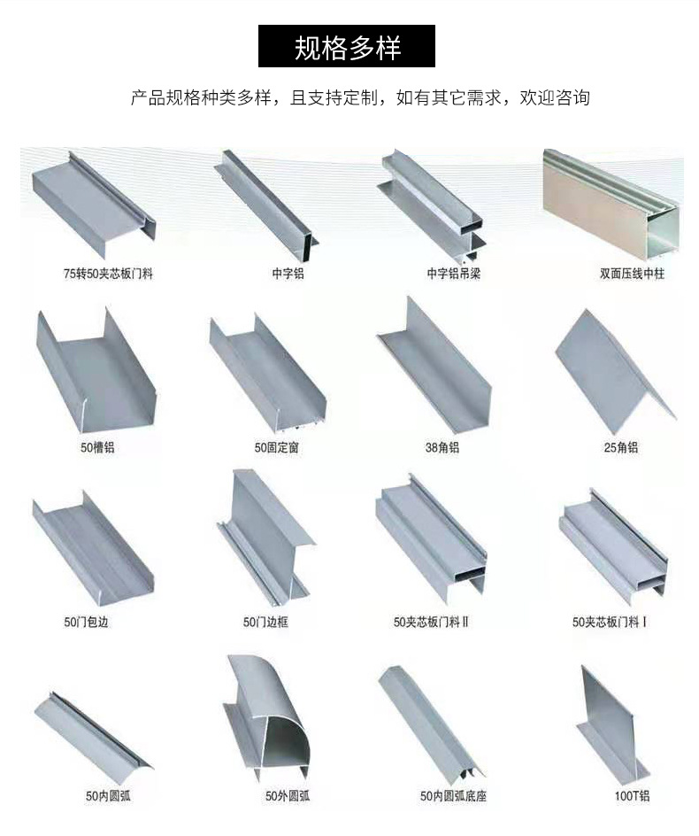 净化铝型材65外包角 阴角内圆弧净化车间外墙包角无尘车间铝型材