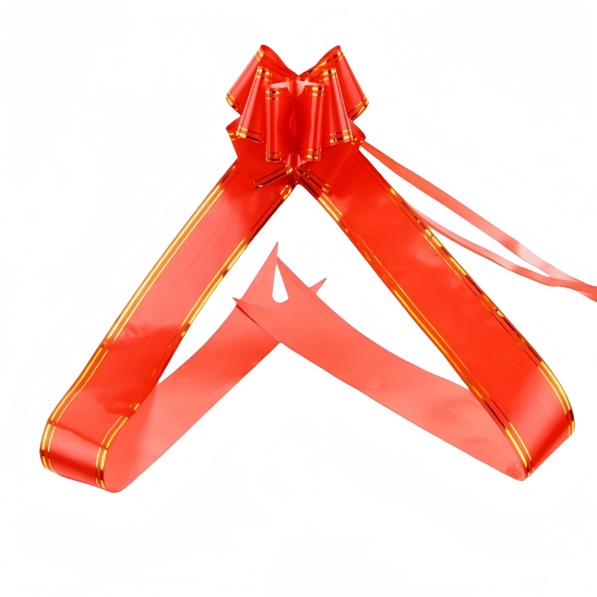 6尺拉花大号蝴蝶结开业花篮条幅飘带贺词写字带花圈挽联装饰彩带