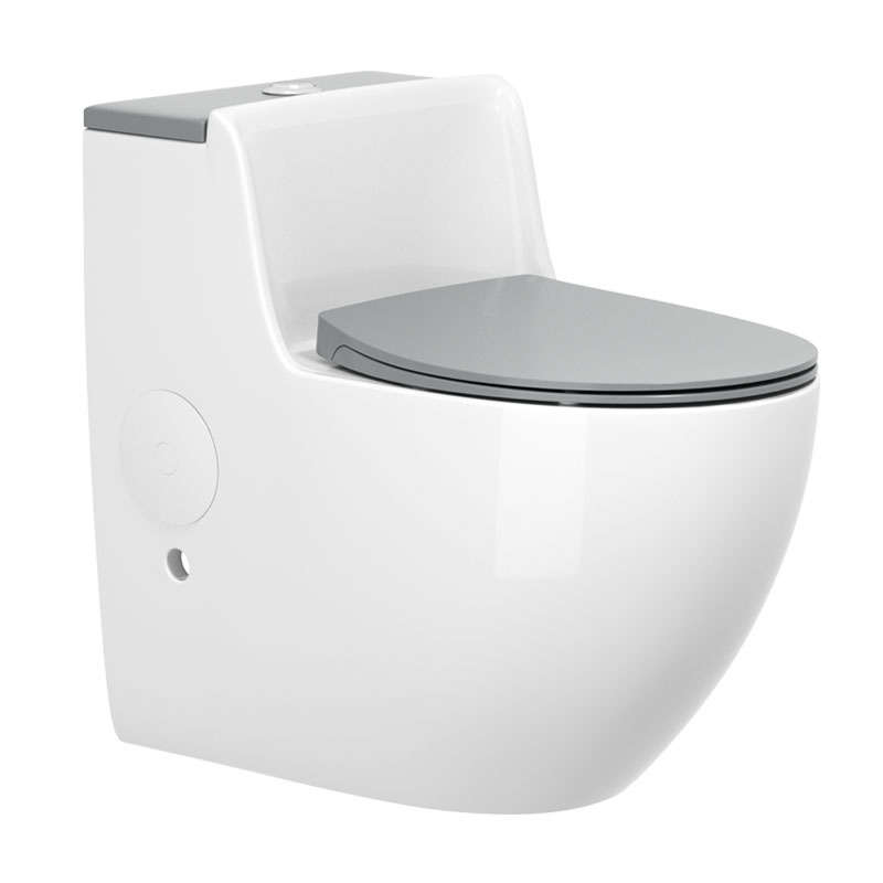 日本虹吸式马桶坐便器家用全靠墙抽水大口径座便器小户型墙排后排