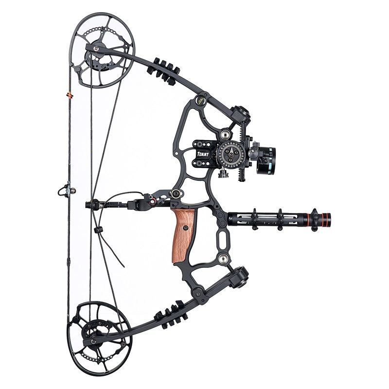 huwairen 恶棍两用钢珠三角复合弓箭套装 50-70磅射击竞技运动弓