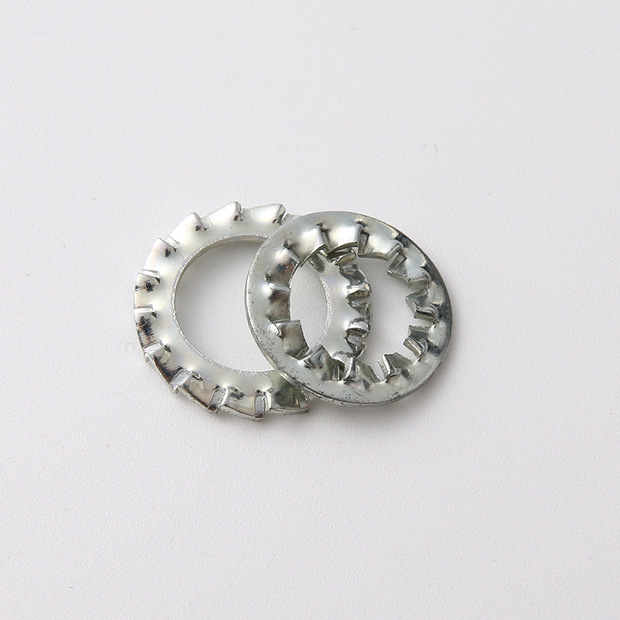 汽车零件定制内锯齿外锯齿垫圈定制国标牢固防松外齿垫圈耐高温