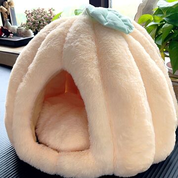 南瓜猫窝幼猫幼犬窝小猫用保暖四季通用蒙古包小狗窝宠物窝